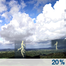 Slight Chance Showers And Thunderstorms